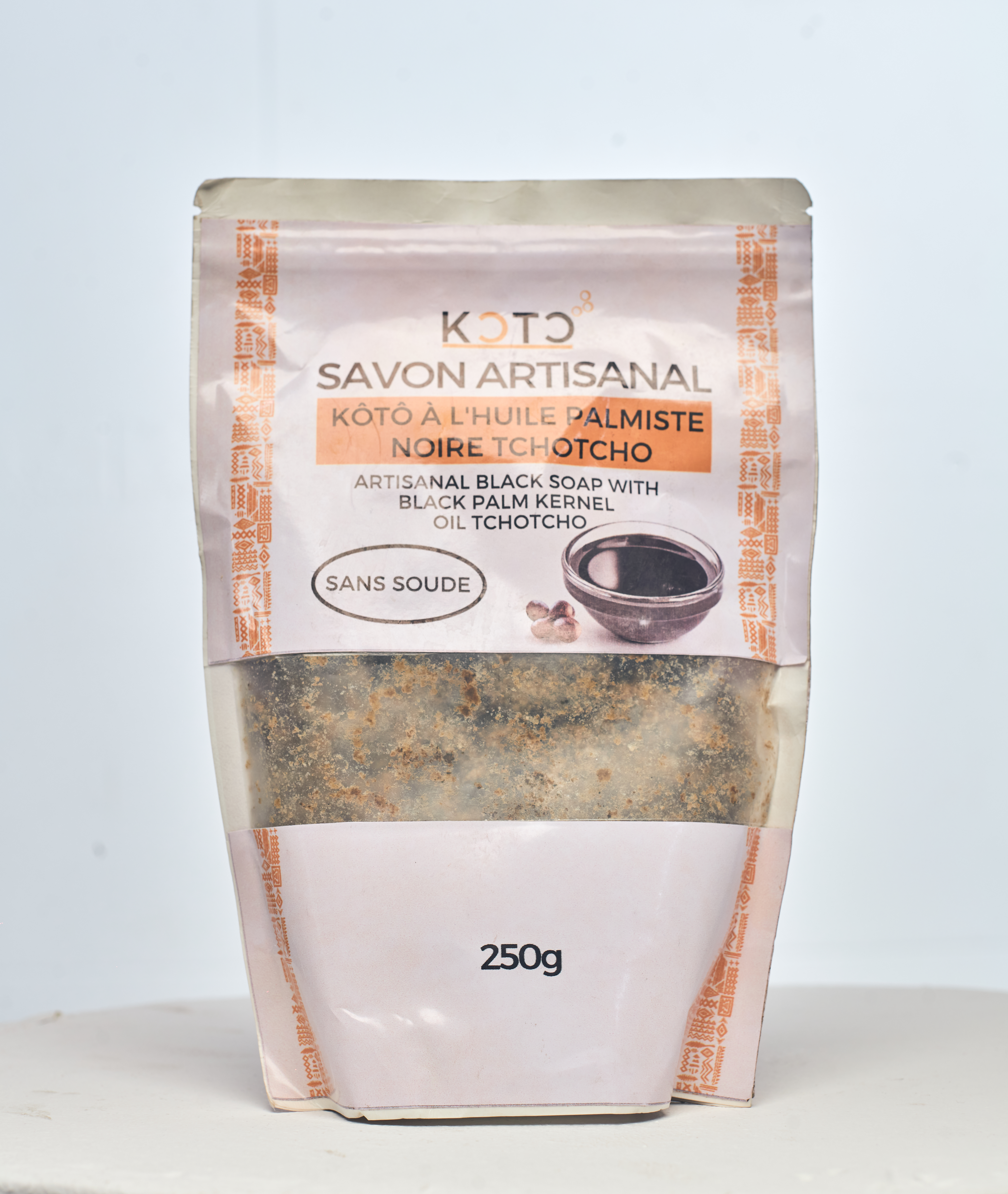 Savon noir artisanal KÔTÔ ? l’huile palmiste noire tchotcho